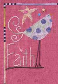 The Flock 1 - Blue Polka Dot Bird